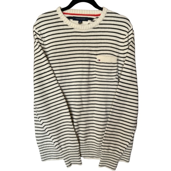 Tommy Hilfiger striped sweater size M in EUC - Picture 3 of 6